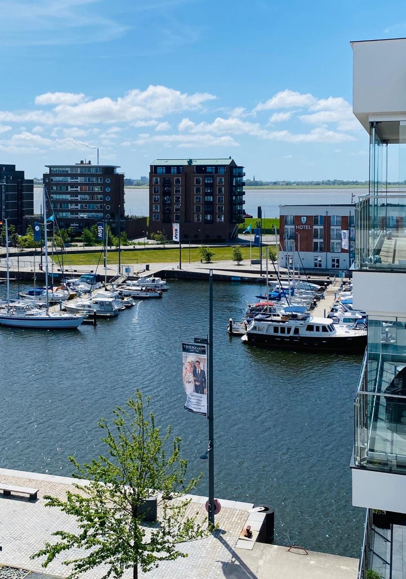 Апартаменти Port Marina "Schlagseite" Бремергафен Екстер'єр фото